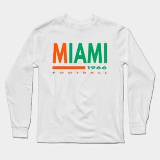 Miami 1966 Football Classis Long Sleeve T-Shirt